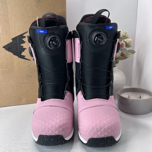 Burton Ion BOA Snowboard Boots All Mountain Powder Blush Pink Mens 10 - Picture 2 of 9